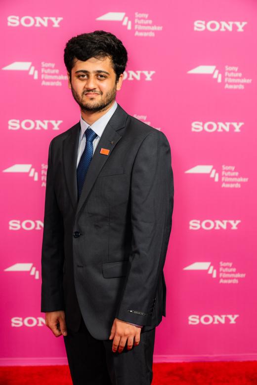 2023 Shortlisted filmmaker Ishan Vaidya at the Sony Future Filmmaker Awards 2024 ceremony