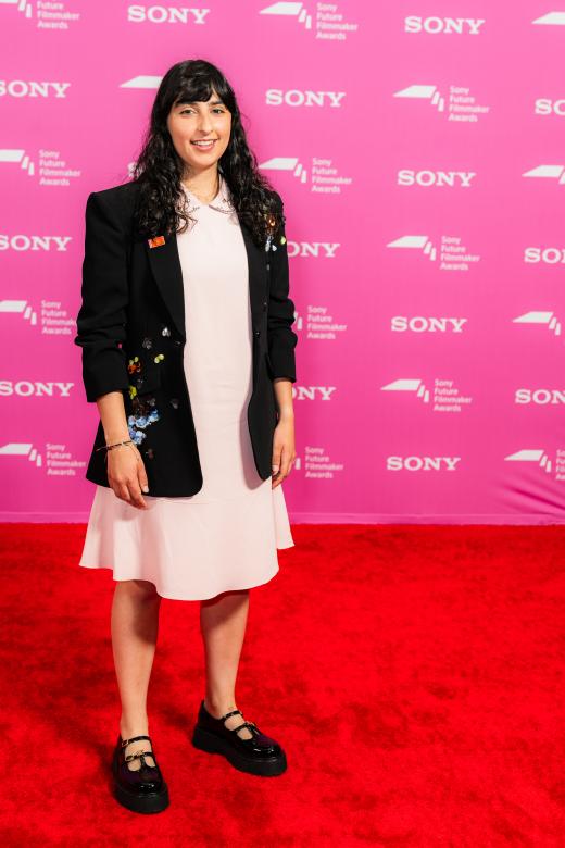 Shortlisted filmmaker Jean Chapiro at the Sony Future Filmmaker Awards 2024 ceremony