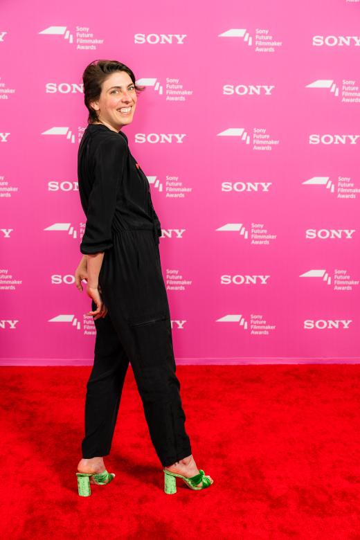 Shortlisted filmmaker Annie Roth at the Sony Future Filmmaker Awards 2024 ceremony