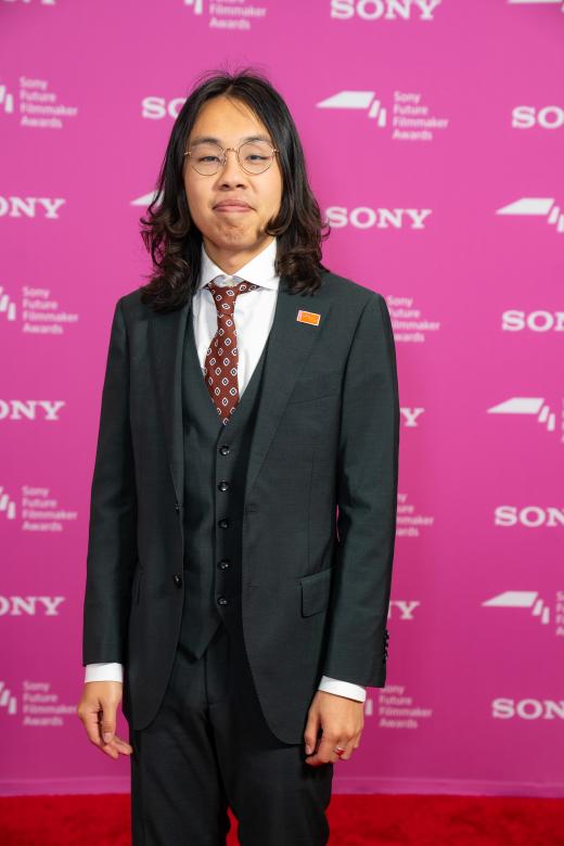 Shortlisted Director of Photography Luc Ung at the Sony Future Filmmaker Awards 2024 ceremony